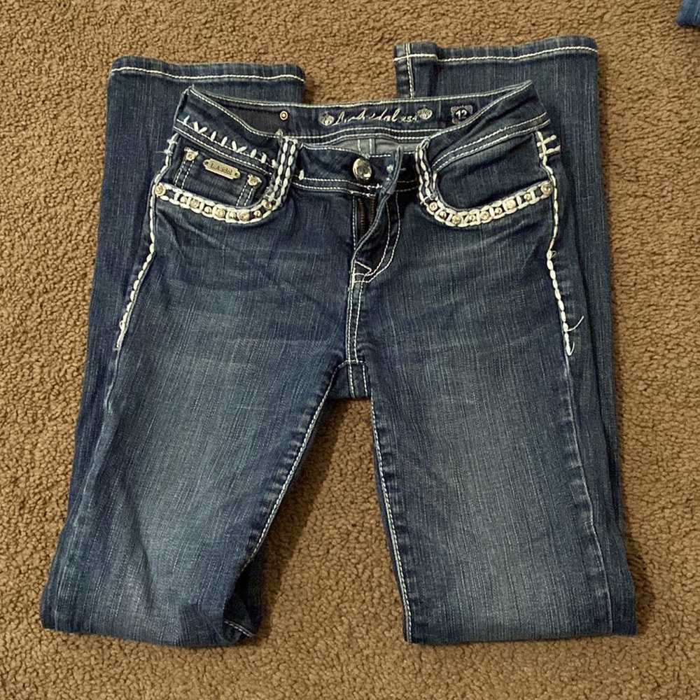 LA Idol bootcut girl jeans